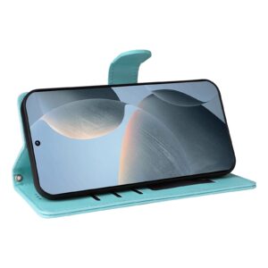 Tel1 Xiaomi Poco X6 Pro 5G Diamond Lattice Flip Θήκη Βιβλίο - Mint Green