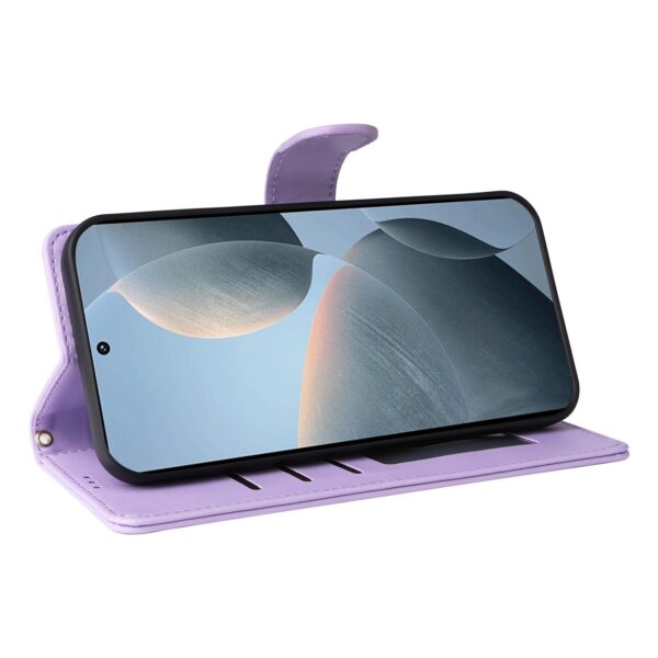 Tel1 Xiaomi Poco X6 Pro 5G Diamond Lattice Flip Θήκη Βιβλίο - Purple