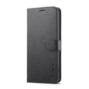 LC.IMEEKE Xiaomi Redmi Note 13 5G Calf Texture Θήκη Βιβλίο - Black
