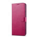 LC.IMEEKE Xiaomi Redmi Note 13 Pro Plus 5G Calf Texture Θήκη Βιβλίο - Fuchsia