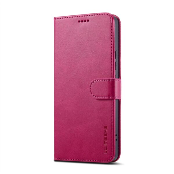 LC.IMEEKE Xiaomi Redmi Note 13 Pro Plus 5G Calf Texture Θήκη Βιβλίο - Fuchsia LC.IMEEKE Xiaomi Redmi Note 13 Pro Plus 5G Calf Texture Θήκη Βιβλίο - Fuchsia