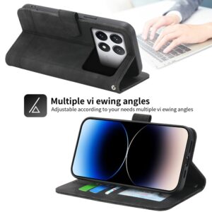 Tel1 Xiaomi Poco X6 Pro 5G Dierfeng Dream Line Θήκη Βιβλίο - Black