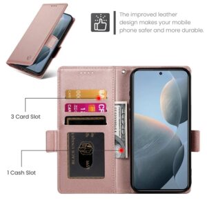 Tel1 Xiaomi Poco X6 Pro 5G Global Side Buckle Θήκη Βιβλίο - Pink