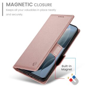 Tel1 Xiaomi Poco X6 Pro 5G Global Side Buckle Θήκη Βιβλίο - Pink