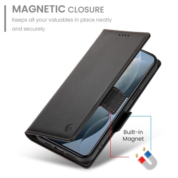 Tel1 Xiaomi Poco X6 Pro 5G Global Side Buckle Θήκη Βιβλίο - Black