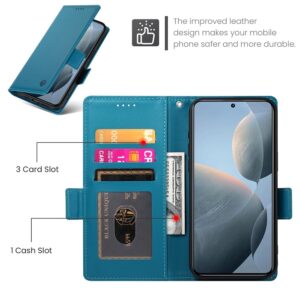 Tel1 Xiaomi Poco X6 Pro 5G Global Side Buckle Θήκη Βιβλίο - Blue