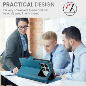 Tel1 Xiaomi Poco X6 Pro 5G Global Side Buckle Θήκη Βιβλίο - Blue