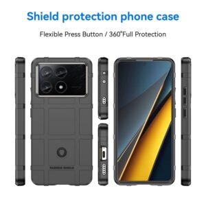 Forcell Xiaomi Poco X6 Pro 5G Rugged Shield Θήκη Σιλικόνης - Black