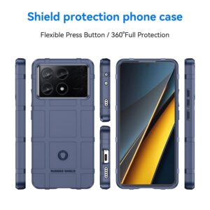 Forcell Xiaomi Poco X6 Pro 5G Rugged Shield Θήκη Σιλικόνης - Blue