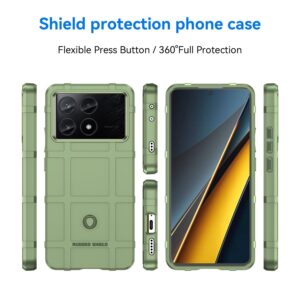 Forcell Xiaomi Poco X6 Pro 5G Rugged Shield Θήκη Σιλικόνης - Green