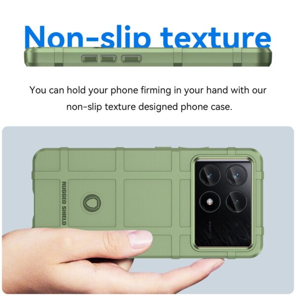 Forcell Xiaomi Poco X6 Pro 5G Rugged Shield Θήκη Σιλικόνης - Green