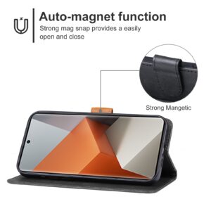 Tel1 Xiaomi Redmi Note 13 Pro Plus 5G Wallet Θήκη Βιβλίο - Black