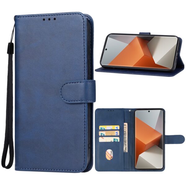 Tel1 Xiaomi Redmi Note 13 Pro Plus Wallet Θήκη Βιβλίο - Blue