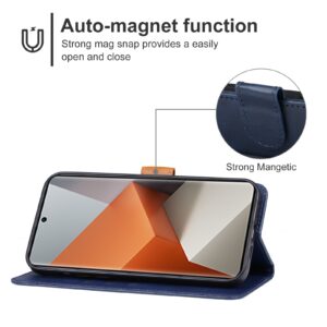 Tel1 Xiaomi Redmi Note 13 Pro Plus Wallet Θήκη Βιβλίο - Blue