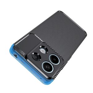 Forcell Xiaomi Redmi Note 13 Pro Plus 5G Carbon Fiber Θήκη Σιλικόνης - Black
