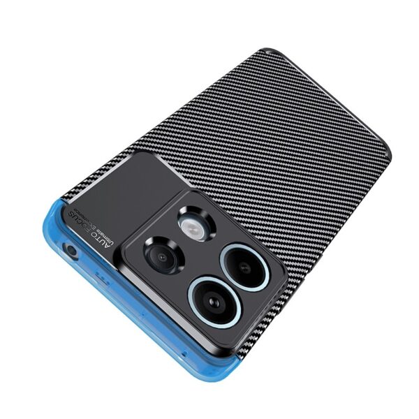 Forcell Xiaomi Redmi Note 13 Pro Plus 5G Carbon Fiber Θήκη Σιλικόνης - Black