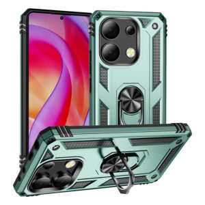 Forcell Xiaomi Redmi Note 13 Pro Plus 5G Ring Holder Θήκη Σκληρή - Dark Green