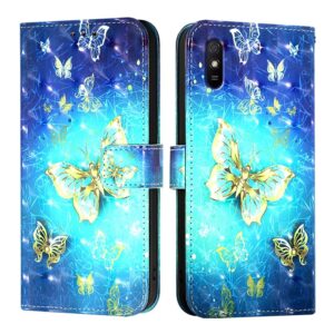 Tel1 Xiaomi Redmi 9A / 9AT 3D Painting Θήκη Βιβλίο με Σχέδιο