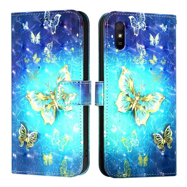 Tel1 Xiaomi Redmi 9A / 9AT 3D Painting Θήκη Βιβλίο με Σχέδιο