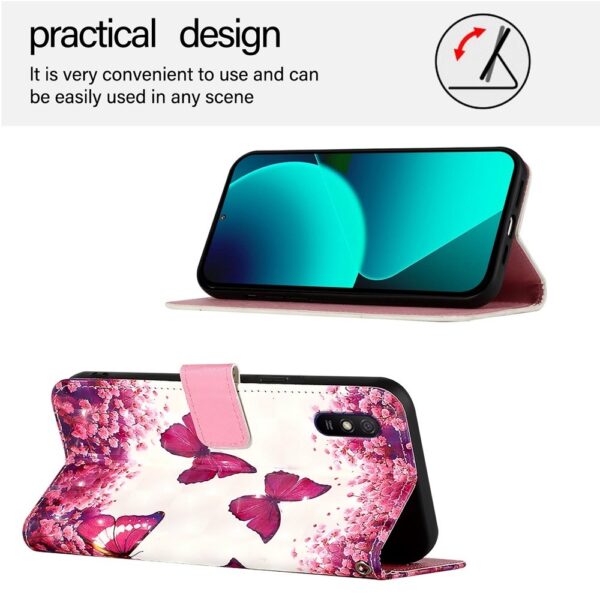 Tel1 Xiaomi Redmi 9A 3D Painting Θήκη Βιβλίο με Σχέδιο