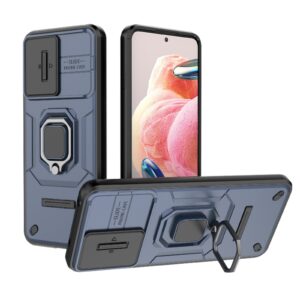 Forcell Xiaomi Redmi Note 12 4G Sliding Camshield Holder Θήκη Σκληρή - Blue