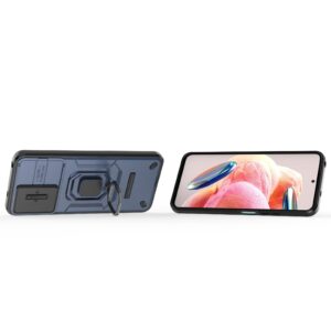 Forcell Xiaomi Redmi Note 12 4G Sliding Camshield Holder Θήκη Σκληρή - Blue