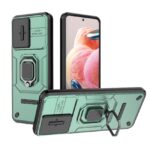Forcell Xiaomi Redmi Note 12 4G Sliding Camshield Holder Θήκη Σκληρή - Green