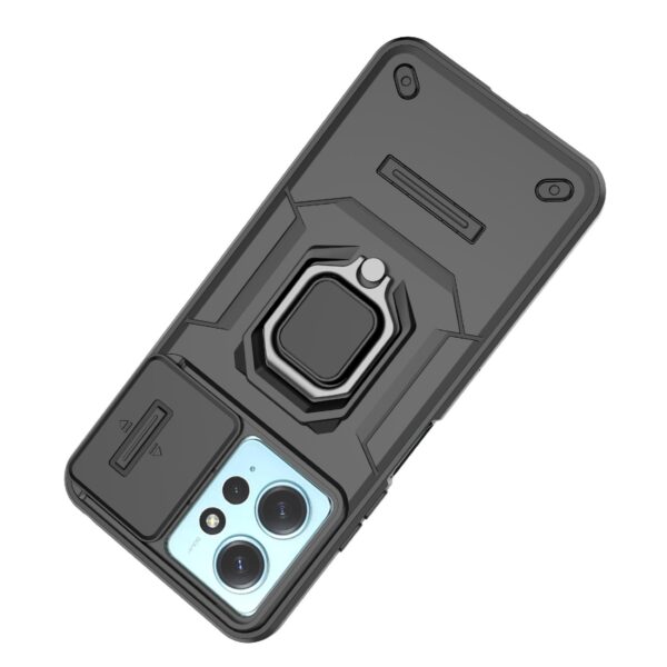 Forcell Xiaomi Redmi Note 12 4G Sliding Camshield Holder Θήκη Σκληρή - Gray