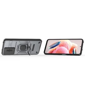 Forcell Xiaomi Redmi Note 12 4G Sliding Camshield Holder Θήκη Σκληρή - Gray