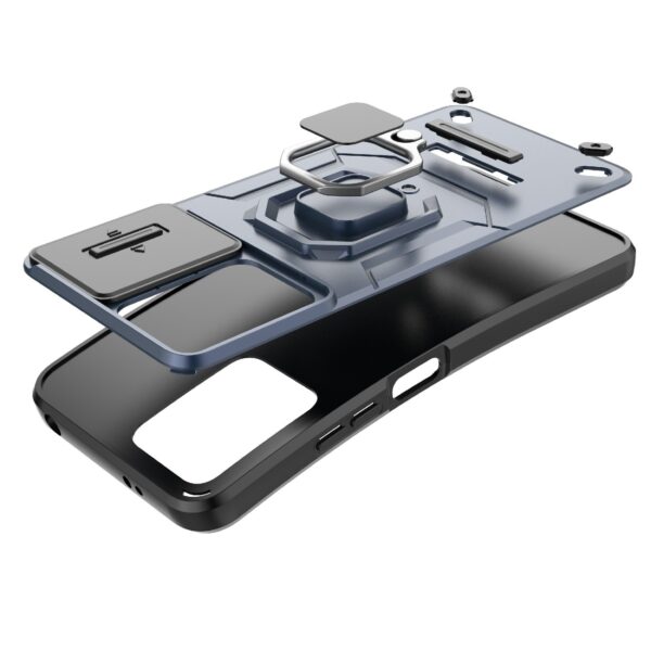 Forcell Xiaomi Redmi Note 12 4G Sliding Camshield Holder Θήκη Σκληρή - Gray
