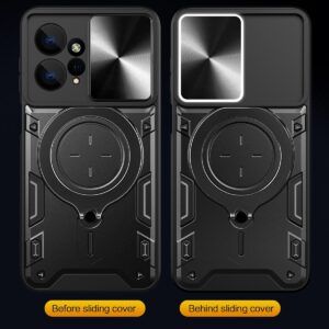 Forcell Xiaomi Redmi Note 12 4G Sliding Camshield Θήκη Σκληρή - Purple