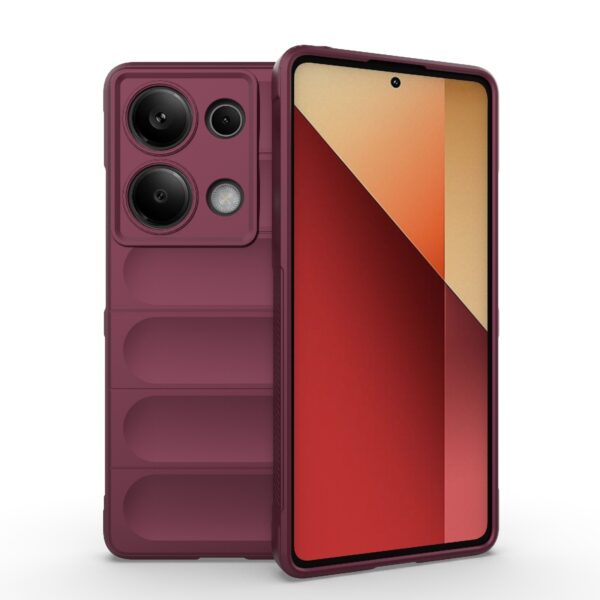 Forcell Xiaomi Redmi Note 13 Pro 4G/ Xiaomi Poco M6 Pro 4G Magic Shield Θήκη Σιλικόνης - Wine Red