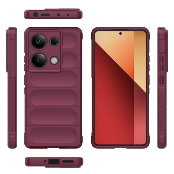 Forcell Xiaomi Redmi Note 13 Pro 4G/ Xiaomi Poco M6 Pro 4G Magic Shield Θήκη Σιλικόνης - Wine Red