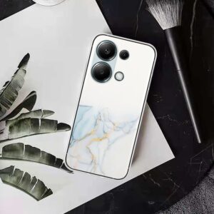 Forcell Xiaomi Redmi Note 13 Pro 4G/ Xiaomi Poco M6 Pro 4G Marble Pattern Θήκη Σιλικόνης - Grey