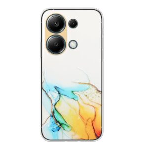 Forcell Xiaomi Redmi Note 13 Pro 4G/ Xiaomi Poco M6 Pro 4G Marble Pattern Θήκη Σιλικόνης - Yellow