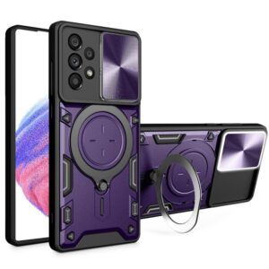 Forcell Samsung Galaxy A33 5G Camshield Magnetic Holder Θήκη Σκληρή - Purple