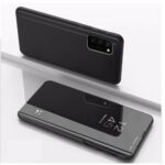Tel1 Samsung Galaxy A32 4G Plated Mirror Horizontal Flip Θήκη Βιβλίο - Black