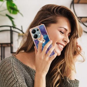 Forcell Xiaomi Redmi Note 13 Pro 4G/Poco M6 Pro 4G Electroplating Marble Pattern Θήκη Σιλικόνης - Purple