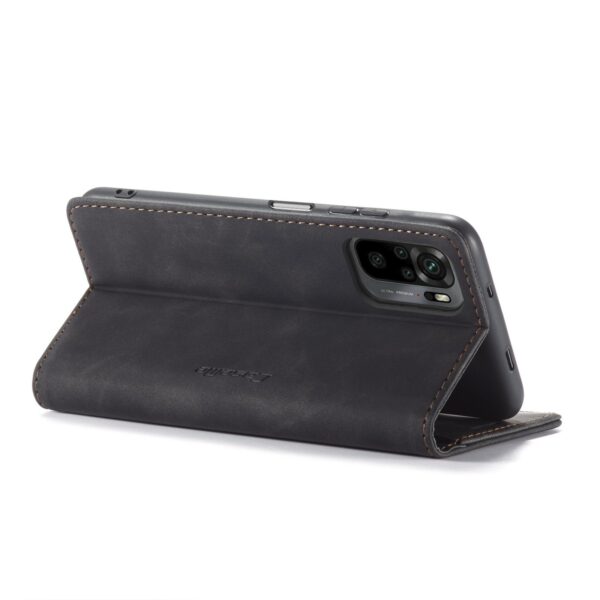 CaseMe 013 Xiaomi Redmi Note 10 4G / Note 10S / Xiaomi Poco M5s Multifunctional Horizontal Flip Θήκη Βιβλίο - Black