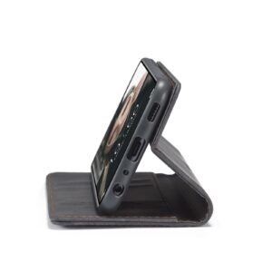 CaseMe 013 Xiaomi Redmi Note 10 4G / Note 10S / Xiaomi Poco M5s Multifunctional Horizontal Flip Θήκη Βιβλίο - Black