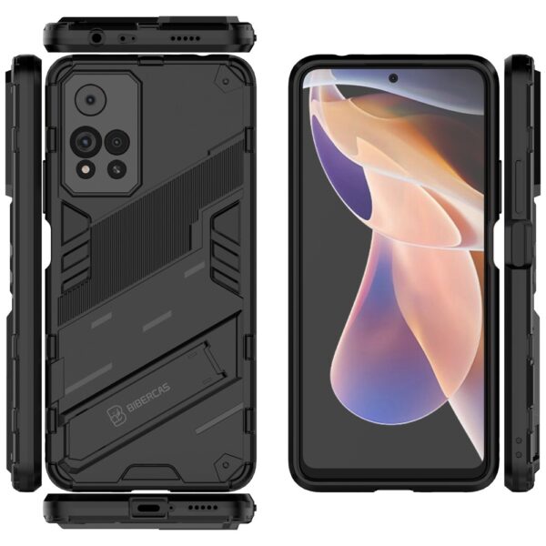Forcell Xiaomi Redmi Note 11 Pro / Note 11 Pro 5G Punk Armor Θήκη Σκληρή - Black
