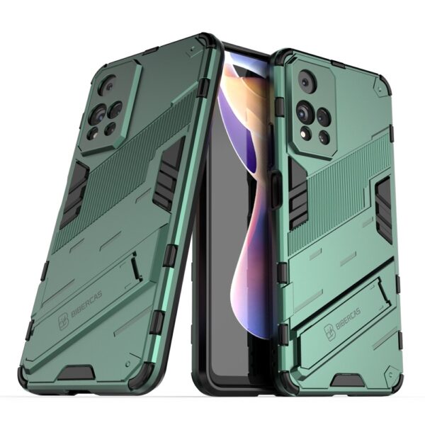 Forcell Xiaomi Redmi Note 11 Pro / Note 11 Pro 5G Punk Armor Θήκη Σκληρή - Green