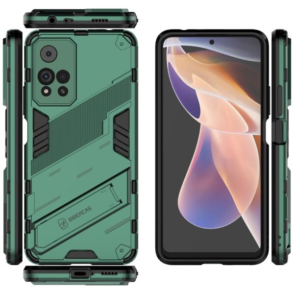 Forcell Xiaomi Redmi Note 11 Pro / Note 11 Pro 5G Punk Armor Θήκη Σκληρή - Green