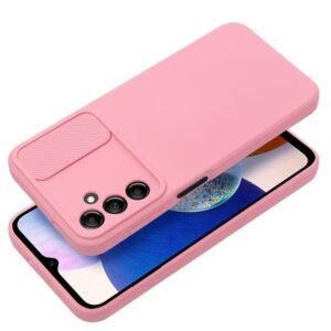 Forcell Samsung Galaxy A15 5G / A15 4G Slide Θήκη Σιλικόνης - Light Pink