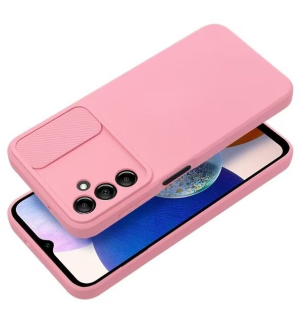 Forcell Samsung Galaxy A15 5G / A15 4G Slide Θήκη Σιλικόνης - Light Pink Forcell Samsung Galaxy A15 5G / A15 4G Slide Θήκη Σιλικόνης - Light Pink