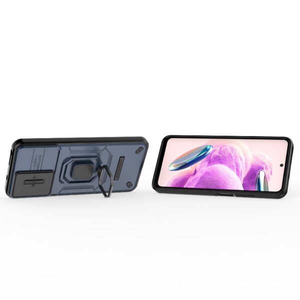 Forcell Xiaomi Redmi Note 12s Sliding Camshield Holder Θήκη Σκληρή - Blue