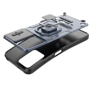 Forcell Xiaomi Redmi Note 12s Sliding Camshield Holder Θήκη Σκληρή - Blue