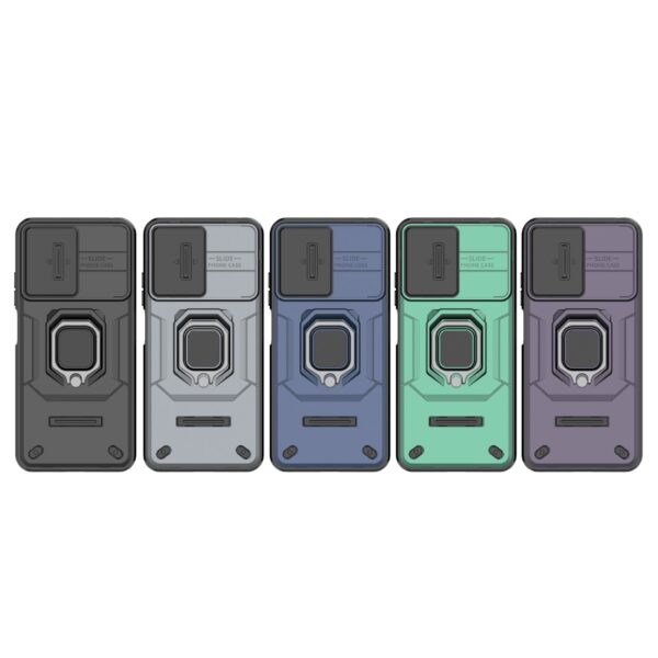 Forcell Xiaomi Redmi Note 12s Sliding Camshield Holder Θήκη Σκληρή - Blue