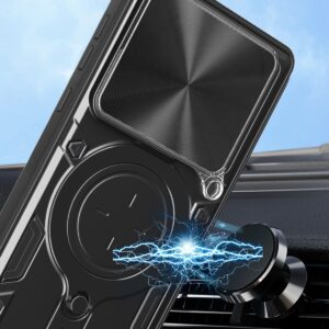 Forcell Xiaomi 14T Pro 5G Camshield Magnetic Holder Θήκη Σκληρή - Black