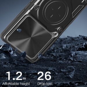 Forcell Xiaomi 14T 5G Camshield Magnetic Holder Θήκη Σκληρή - Pink